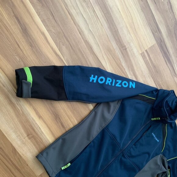 Alaska By Luly Yang Soft Shell Jacket Men’s M Oeko-Tex Horizon Full Zip Blue - Picture 6 of 11